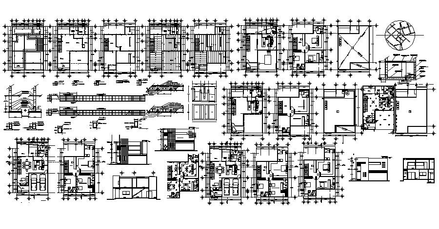 Condo Floor Plan Design AutoCAD Drawings