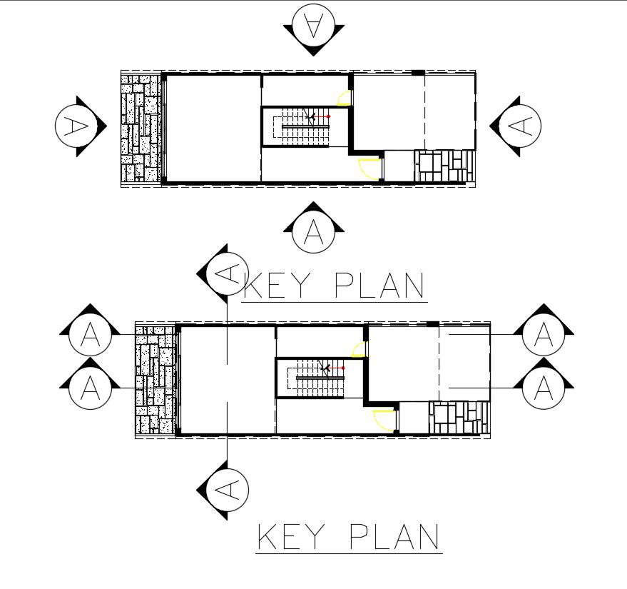 Download Free Staircase design in AutoCAD file