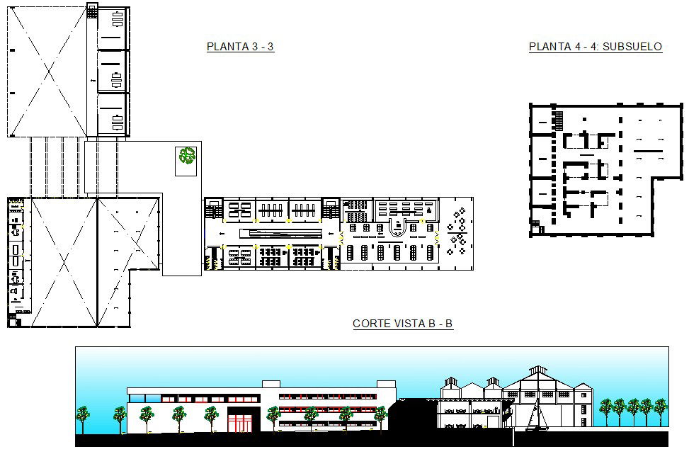 Plan ship yard detail dwg file