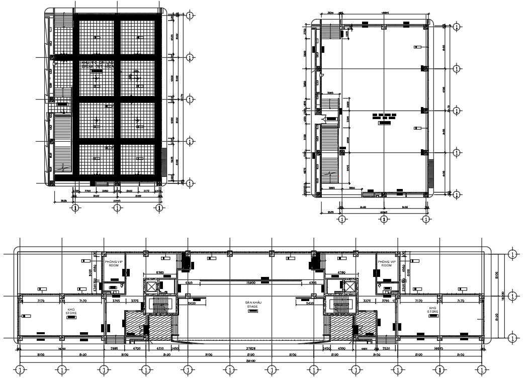 Plan and section of office building is given in the form of 2D Autocad DWG drawing file. Download the Autocad DWG drawing file.
