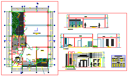 Planing design drawing of community center