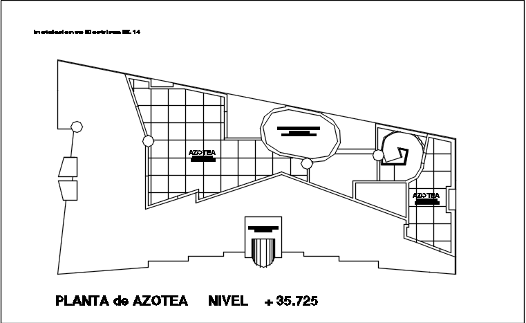 Planning detail of dwg file