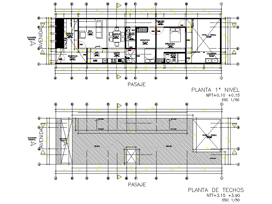 Planning house detail autocad file