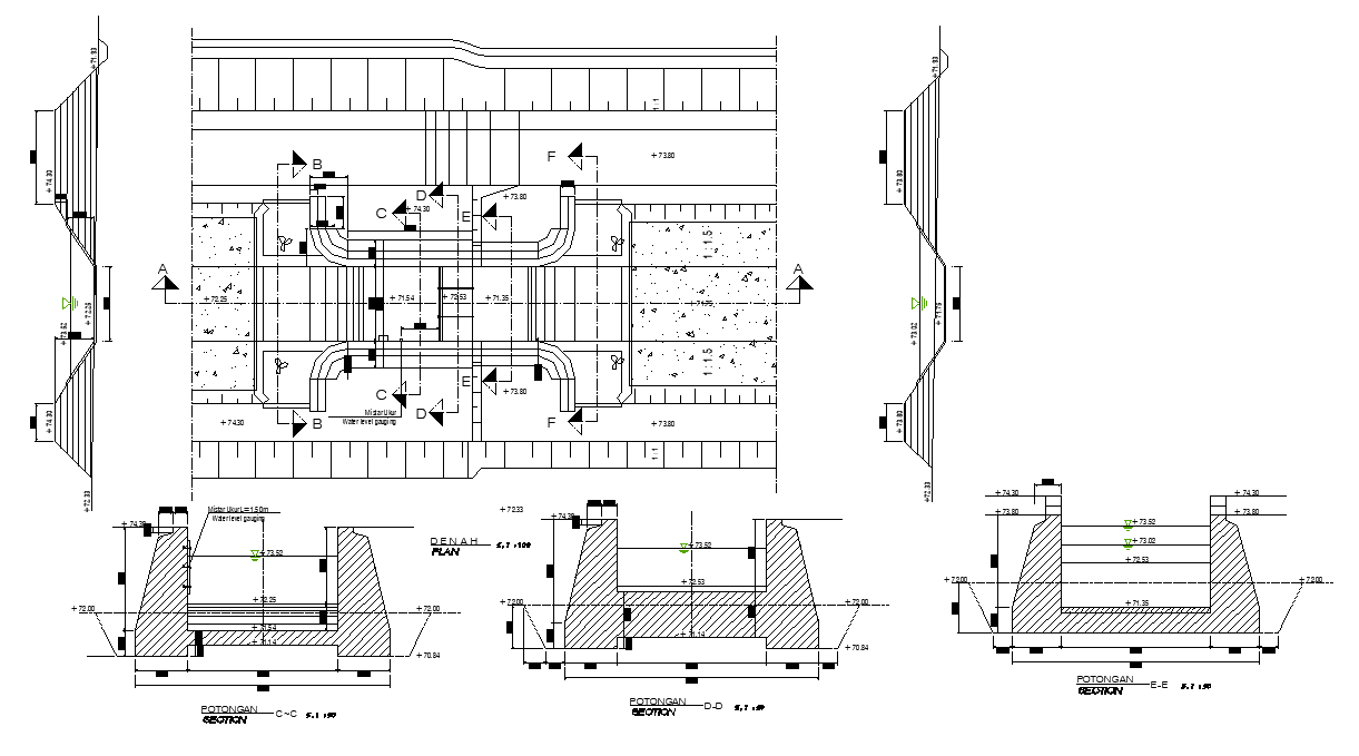 Planning irrigation construction layout file