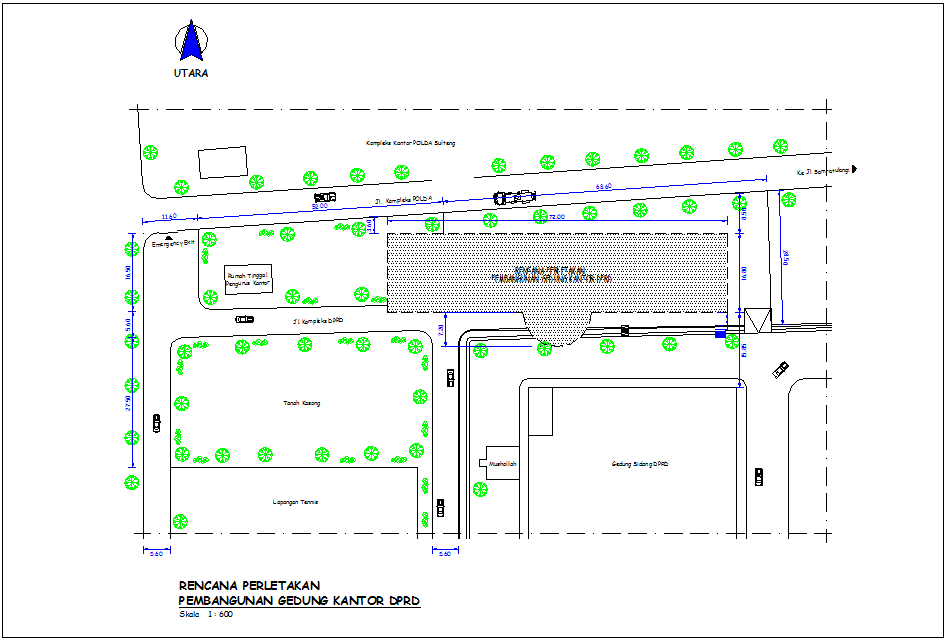 Planning of process development office dwg file