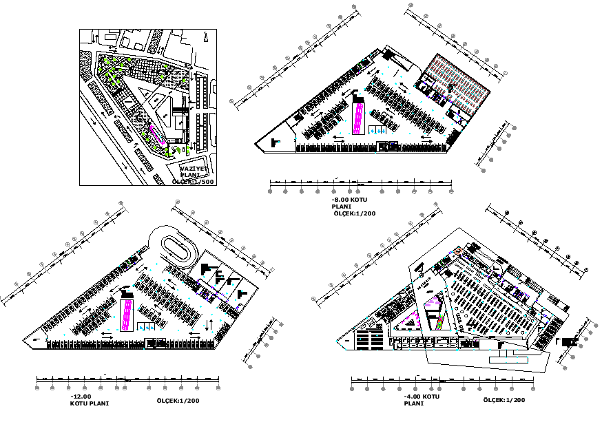 Commercial Building Plan In AutoCAD File