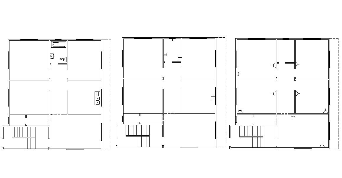 Planning Of House With Plumbing And Electrical Design
