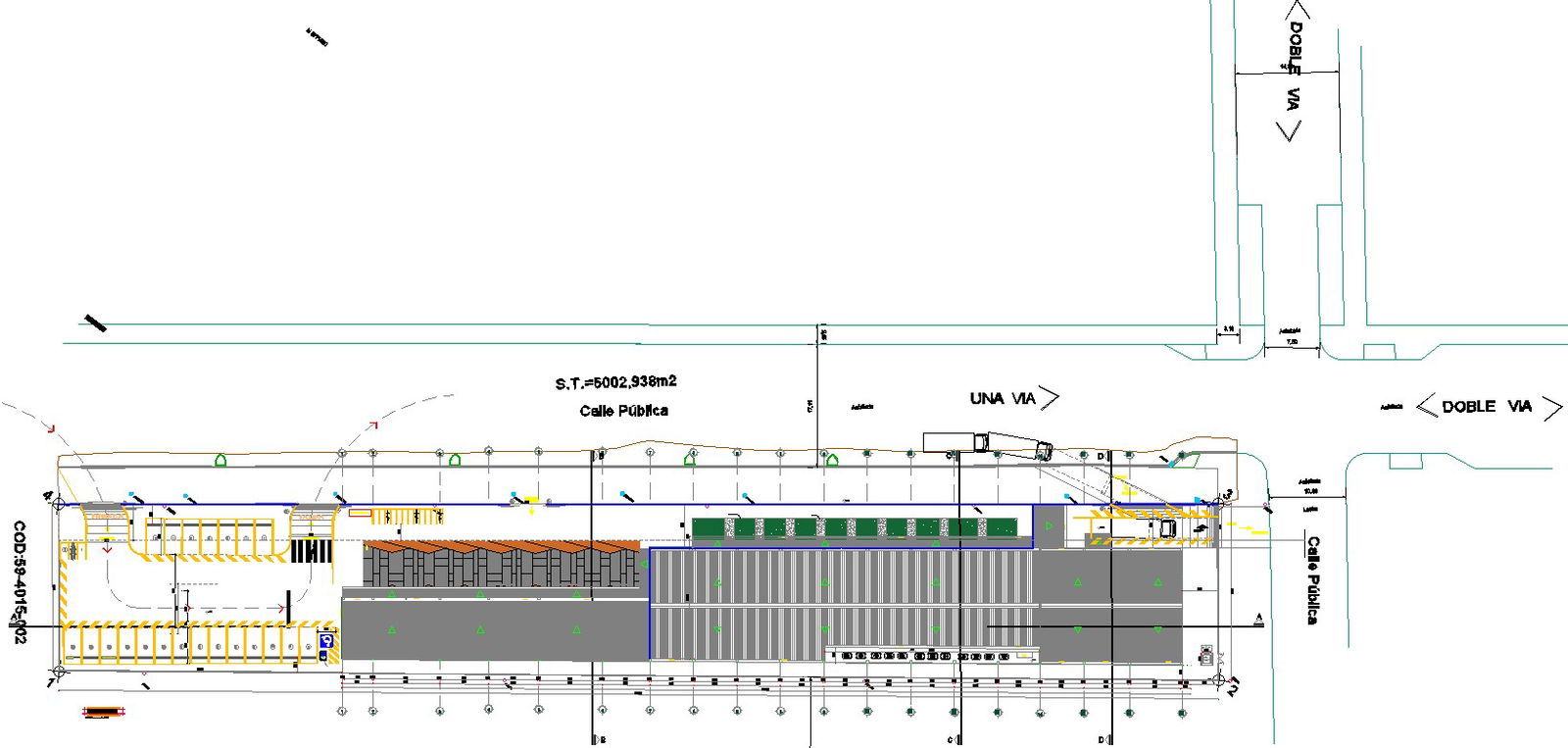 Plan of cold chamber and cold rack with detailing