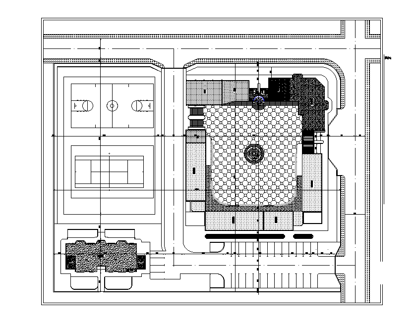 Plan of the mosque is given in this 2D Autocad DWG drawing file.