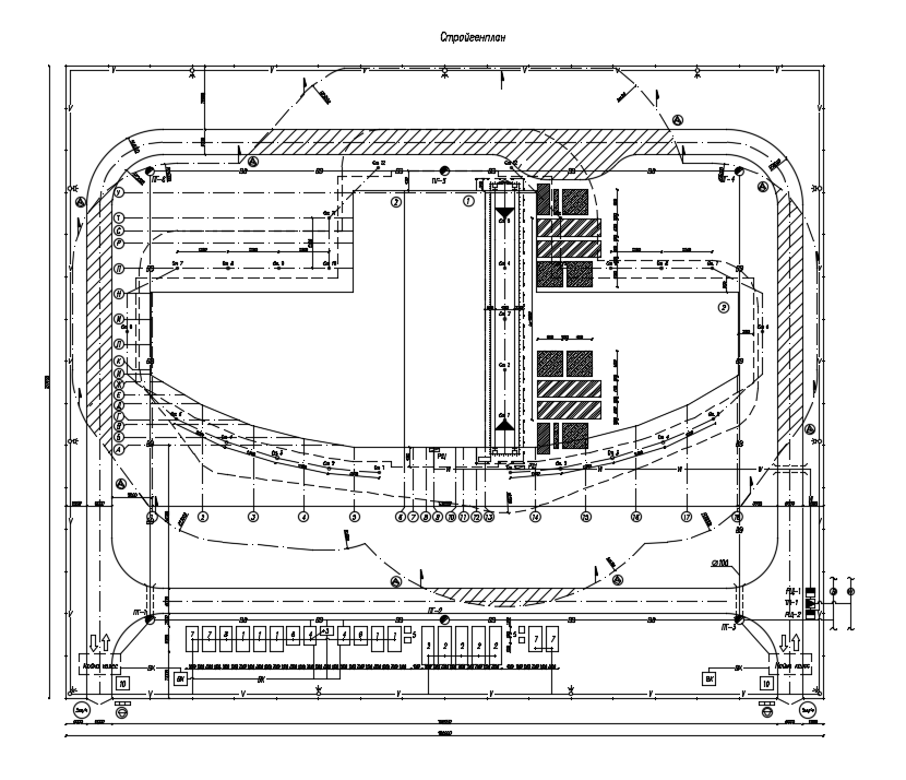 Plan of the station is given in this Autocad drawing file. Download now.