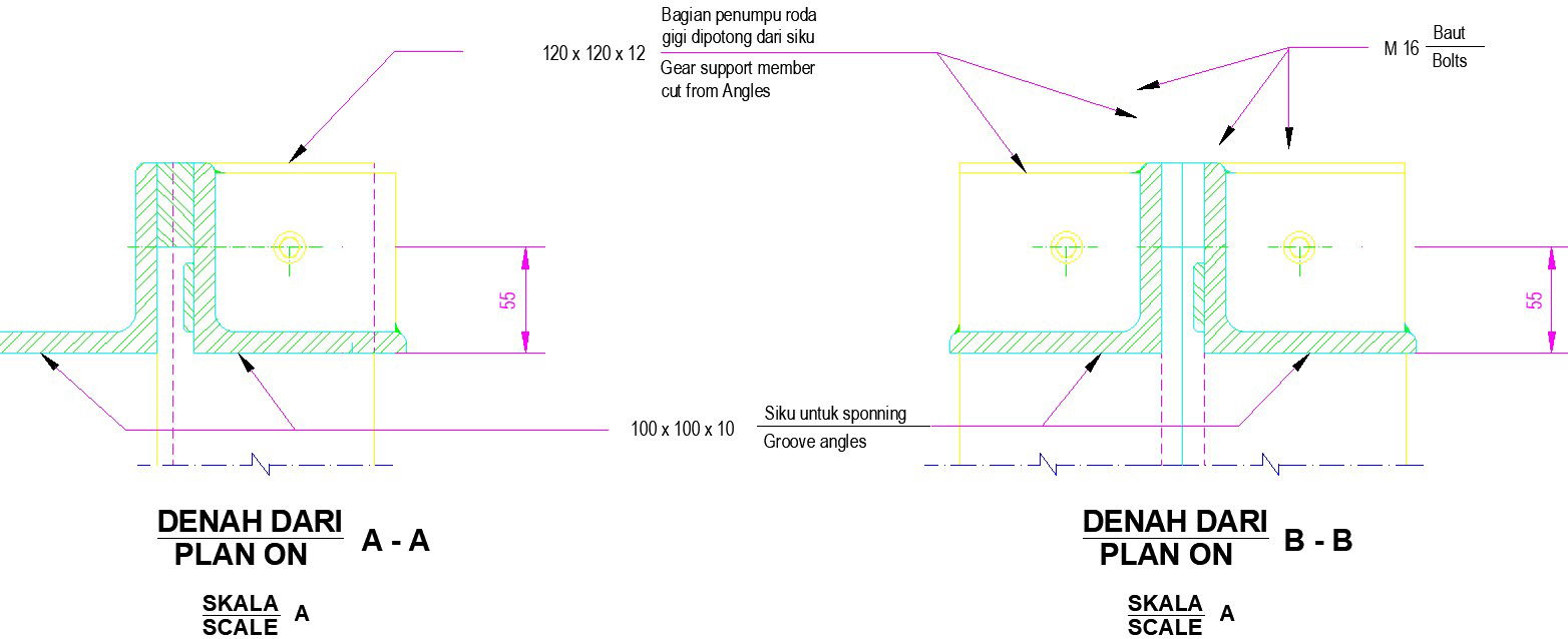 Plan of the territory door is given in this cad file