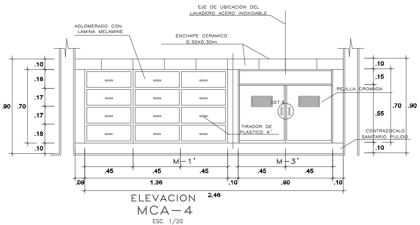 Platform furniture elevation drawing defined in this file. Download this 2d AutoCAD drawing file.