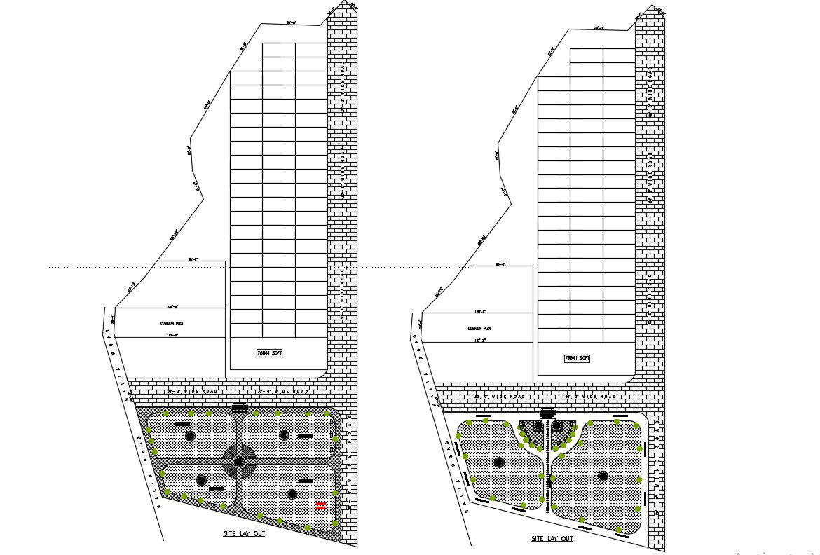 Plot Architecture Design DWG File Free Download