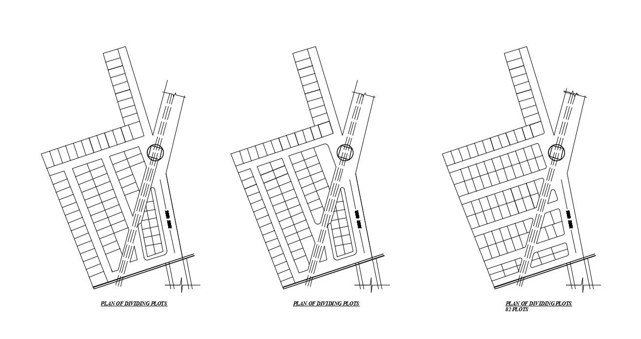 Plot Area Design Plan Download CAD Drawing