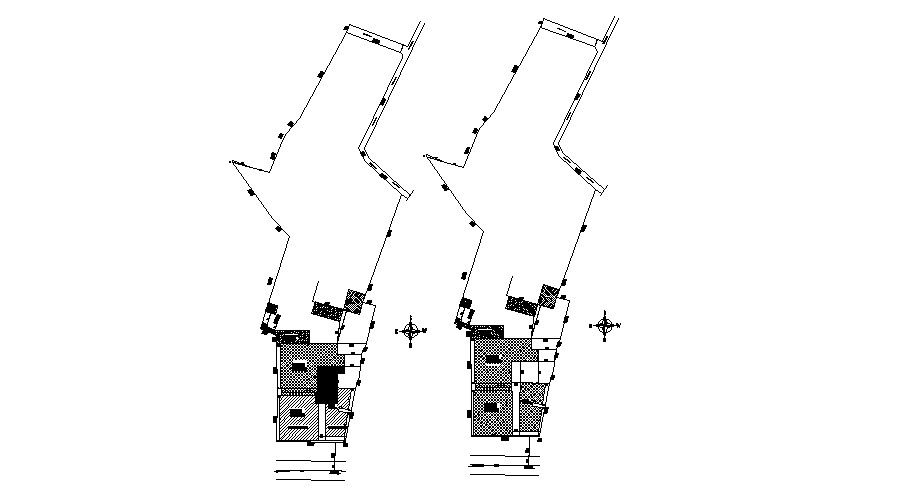 Plot Area Master Layout CAD Plan download