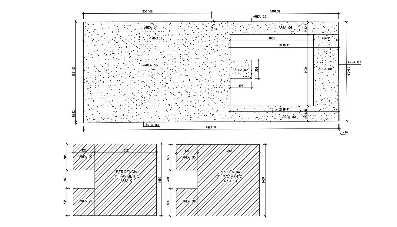 Plot Layout Design CAD File Free Download