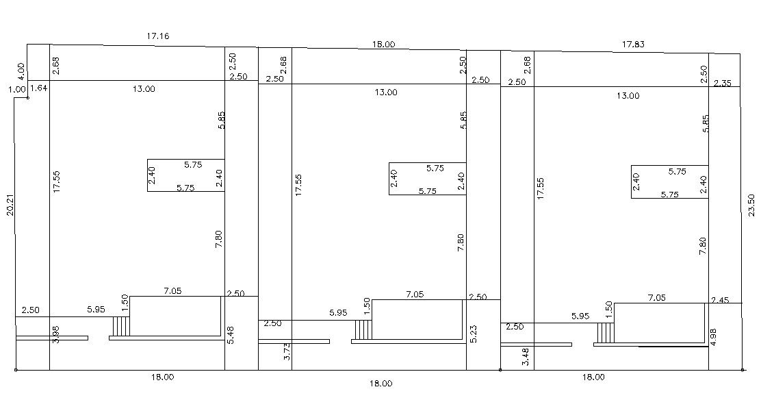 Plot Line Plan Design 2d CAD Drawing