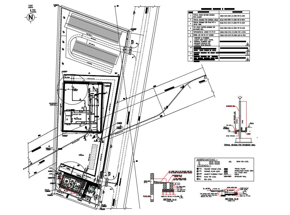 Plot plan has given in the autocad 2D DWG drawing file. Downlaod the Autocad DWG file.