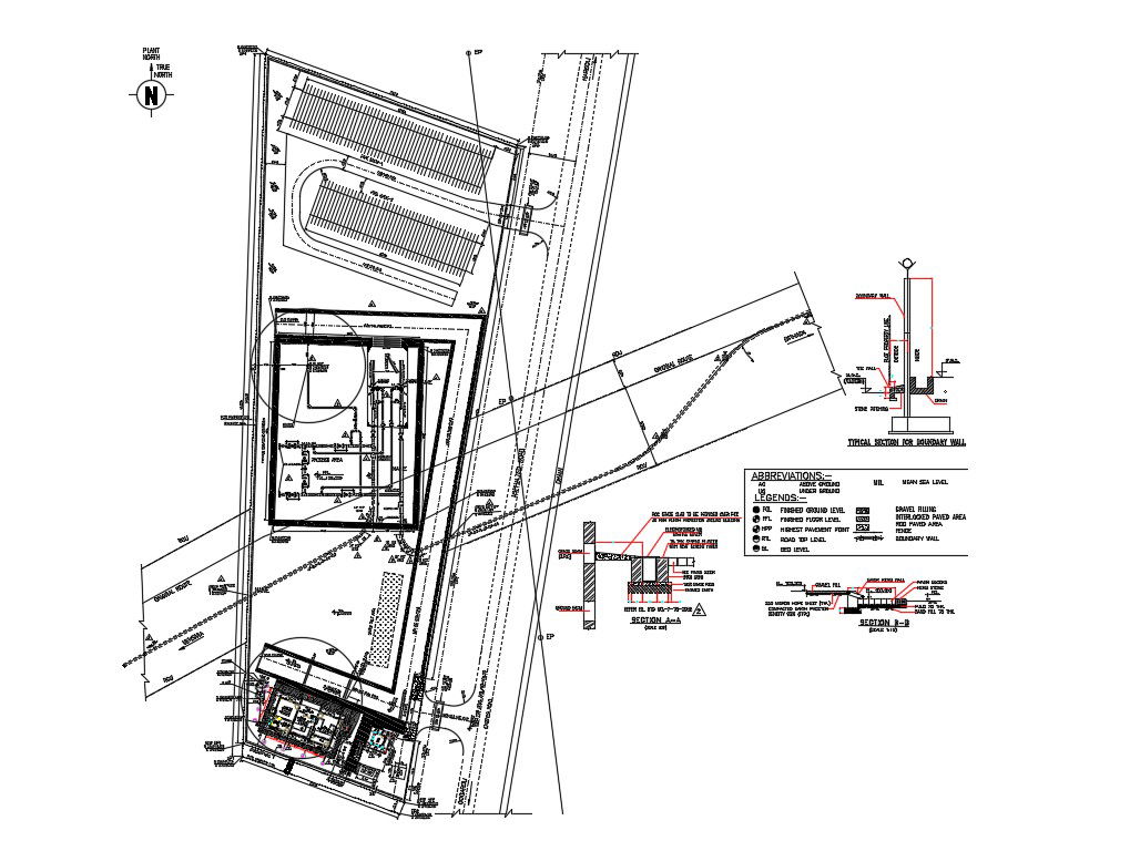 Plot plan of pipeline project 2D autocad dawing. Download the AutoCAD Drawing file. 