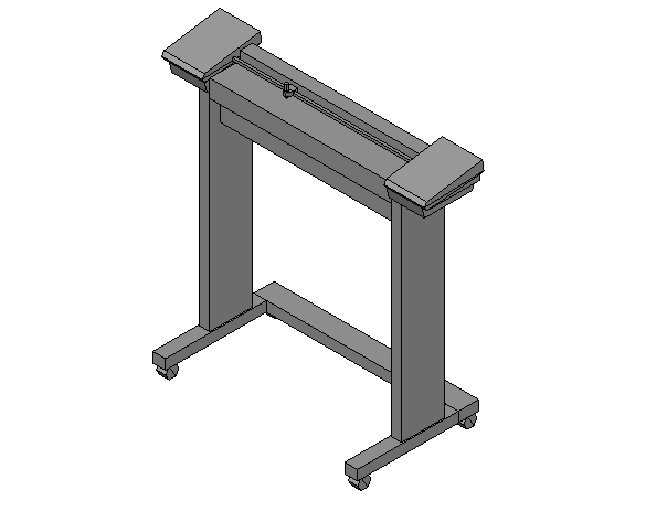 Plotter equipment 3d detail