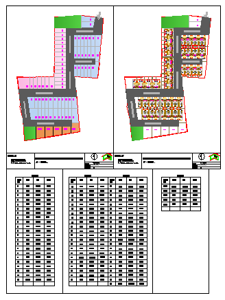 Plotting Layout design drawing with Sq.Mt table design drawing