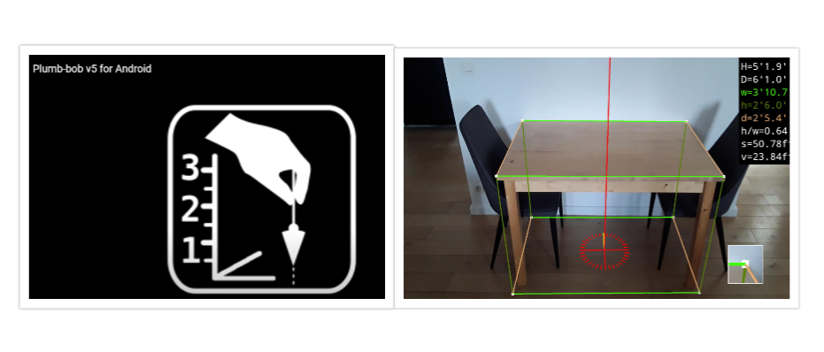 Plumb-bob3D Measurement App.Download the APK files now.