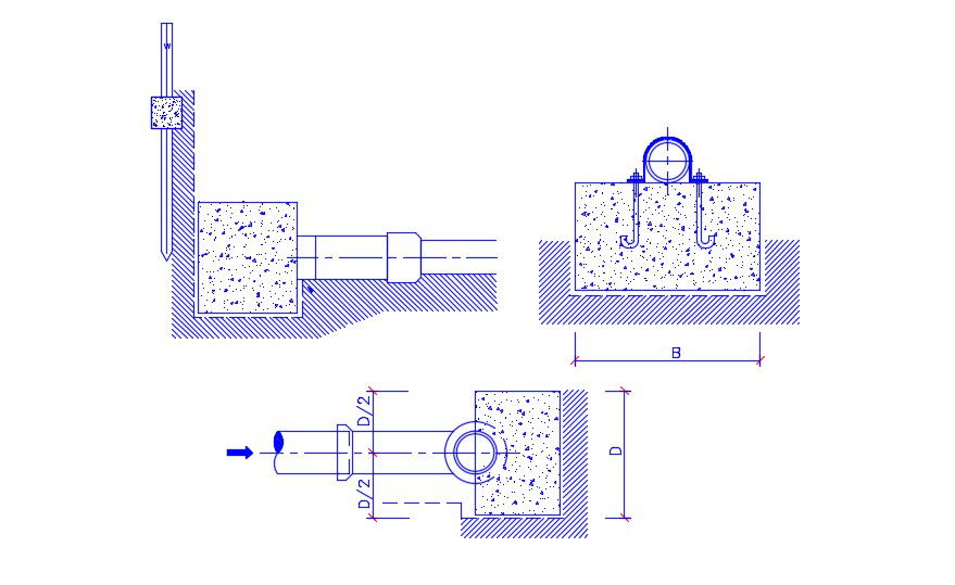 Plumbing Pipe Units Design AutoCAD Drawing Free Download