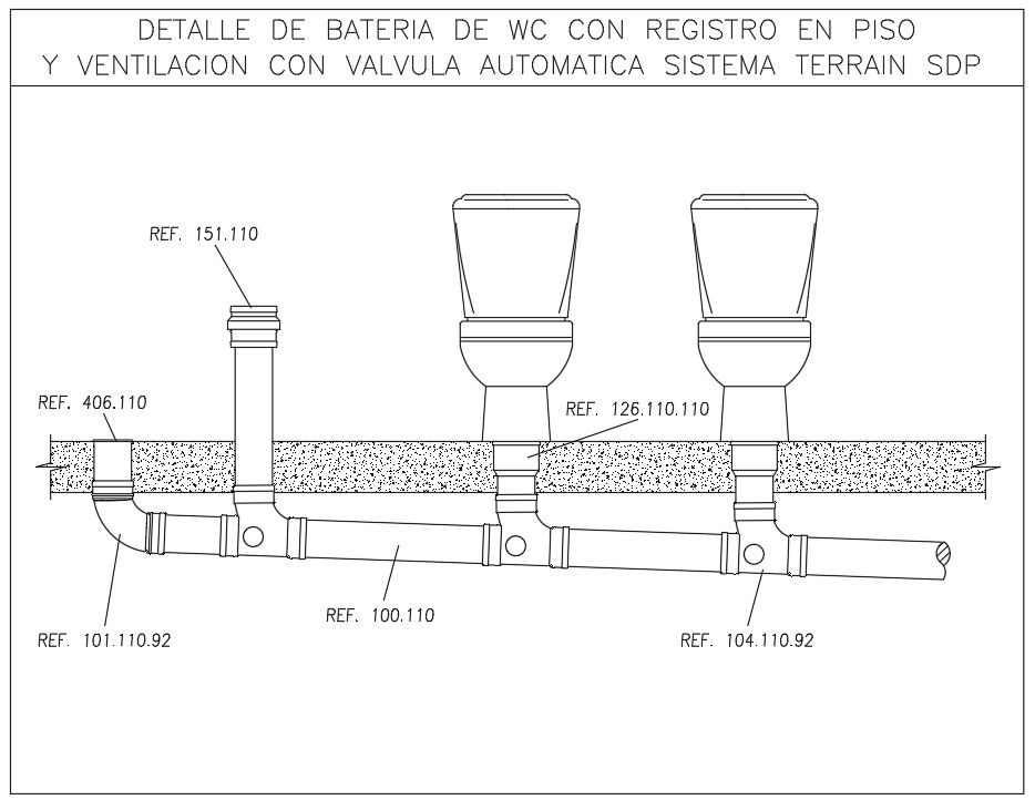 Plumbing Section Design With DWG File