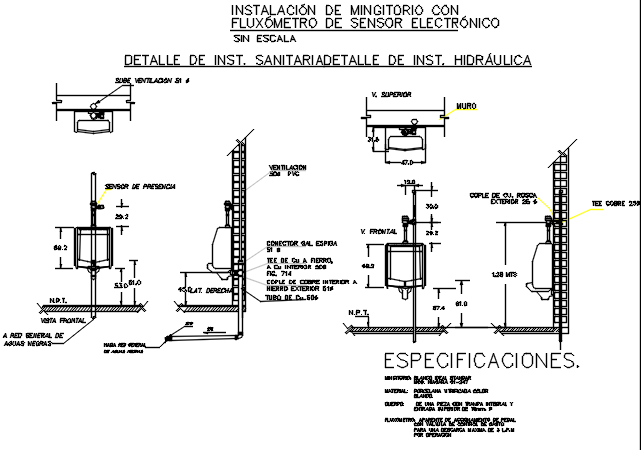 Plumbing sanitary detail dwg file