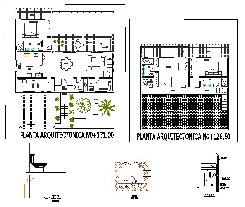 Plumbing sanitary house plan layout file