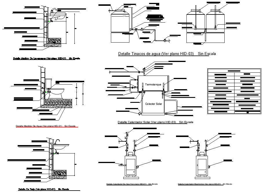 Plumbing sanitary section plan detail dwg file