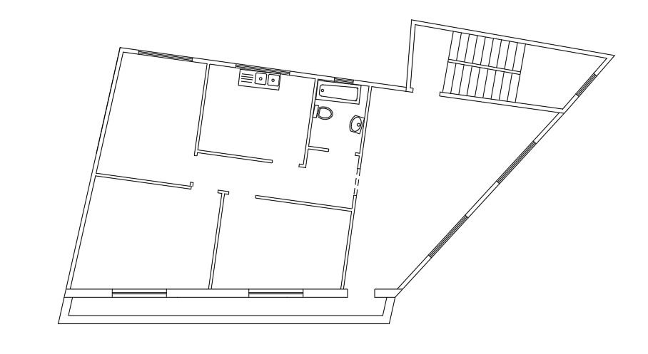 Plumbing Layout Of 20x10 Meter House Plan DWG File