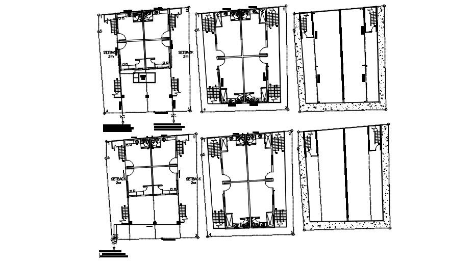 Plumbing details of the studio type building is given in this 2D AutoCAD DWG drawing file.
