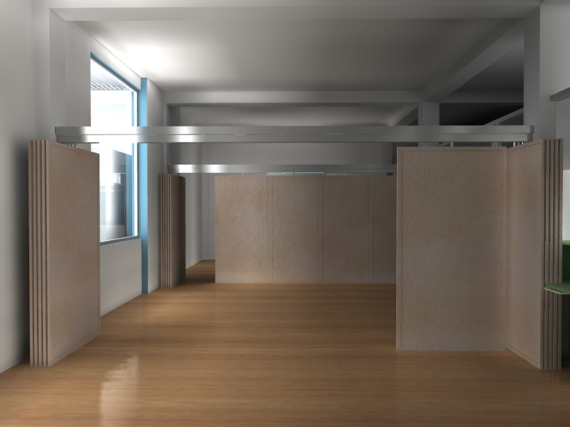 Plywood room detailing dwg file