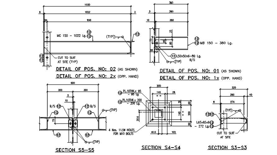 Polymer mixing Ladder section details are provided in this 2D AutoCAD DWG drawing. Download the free AutoCAD 2D DWG file.