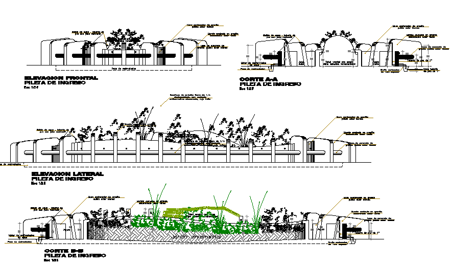 Pool club detail dwg file