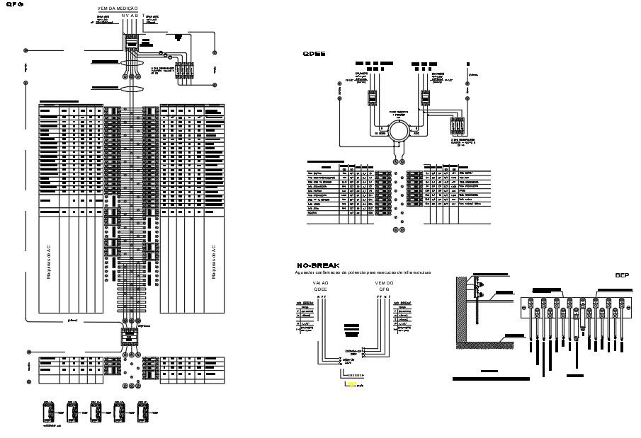 Potential Equalization Bar Drawing AutoCAD File