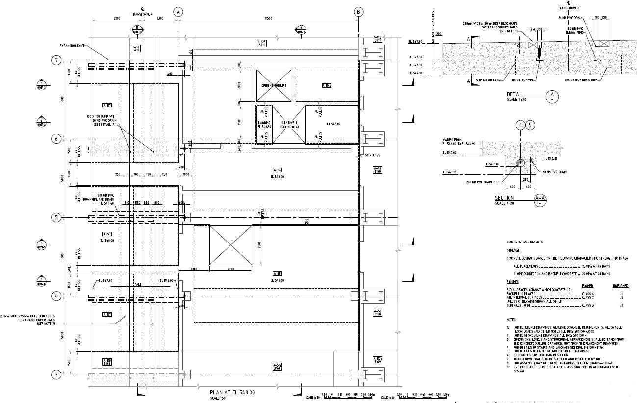 Power House Layout Plan of Hydro Electrical Plant PDF File