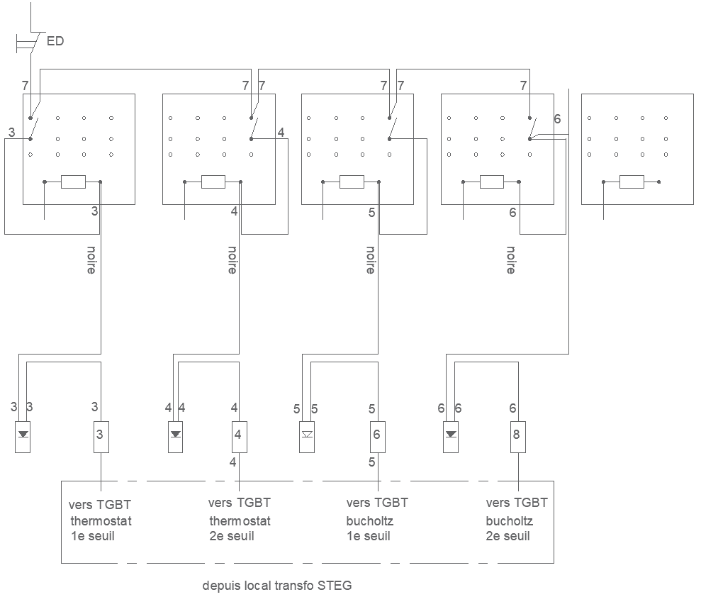  Power transformer electrical layout plan with AutoCAD File 