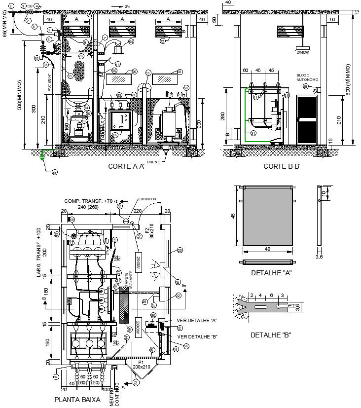 Power supply electrical energy public distribution AutoCAD file, cad drawing or dwg format.