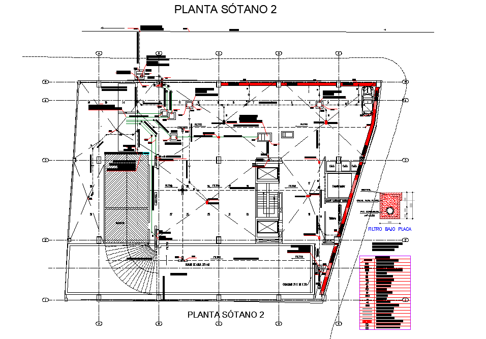 Processing facilities plan layout file