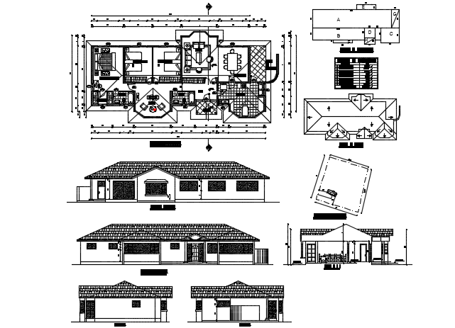 Project housing one plant detail dwg file