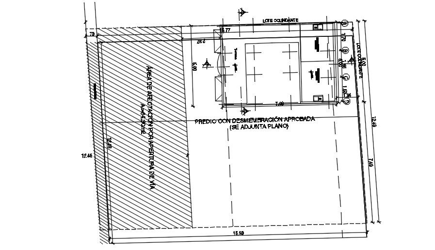 Property layout is given in this 2D Autocad DWG drawing file. Download the Autocad drawing file.