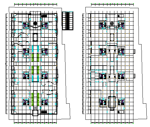 Proposed Layout design drawing of Corporate building design