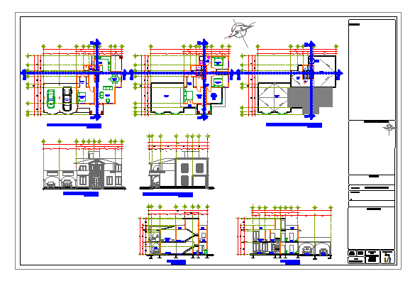 Proposed Layout design drawing of Residential house design