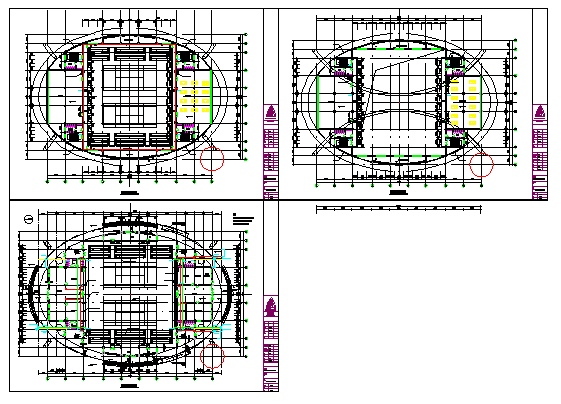 Proposed Layout of Sports Center tennis court design drawing