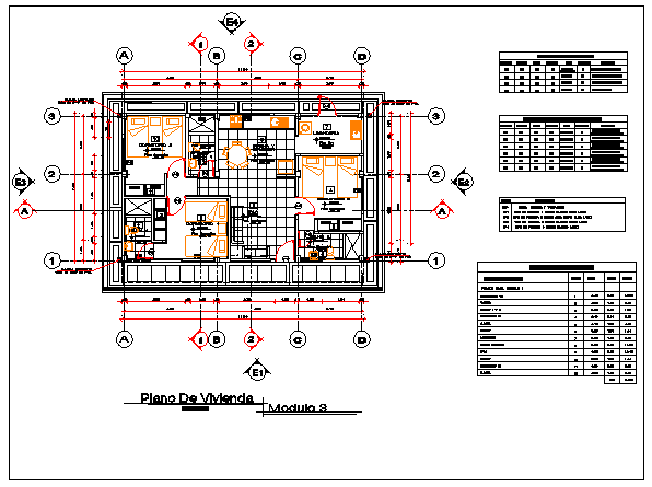 Proposed layout of Medical Residence design drawing