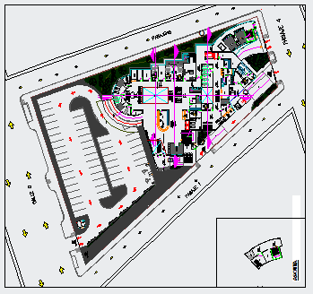 Proposed layout of Typical hospital design drawing