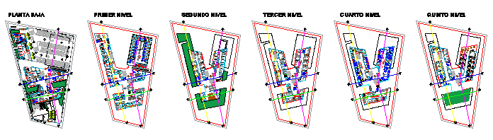 Proposed layout plan design drawing of General Hospital design