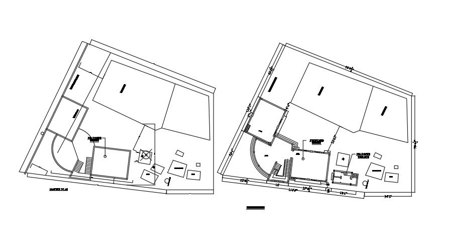 Proposed plan layout of site.